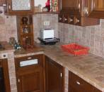 Country Kitchen in  travertine scabas